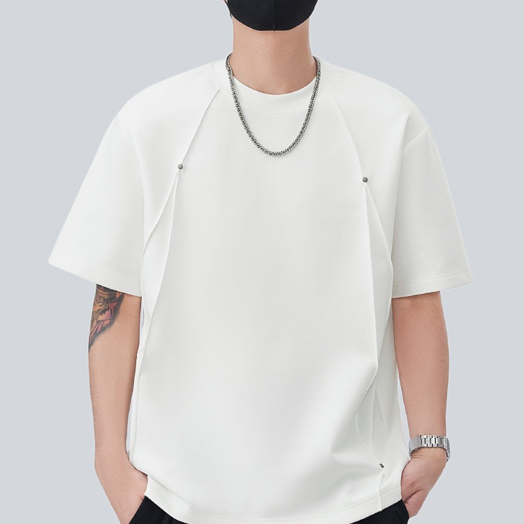 Men's Summer Round Neck Short Sleeve Cool Feeling T-shirt